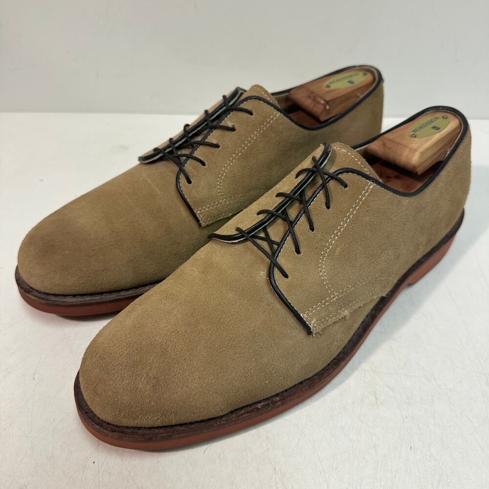 VERY GOOD Rancourt & Co. x Cole Haan Suede Bucks Plain Toe Bluchers USA 11 D